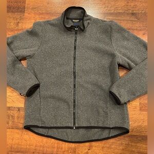 Woolrich Women’s Full Zip Grey Light Fleece Jacket Size Small